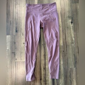 Athleta mauve leggings small